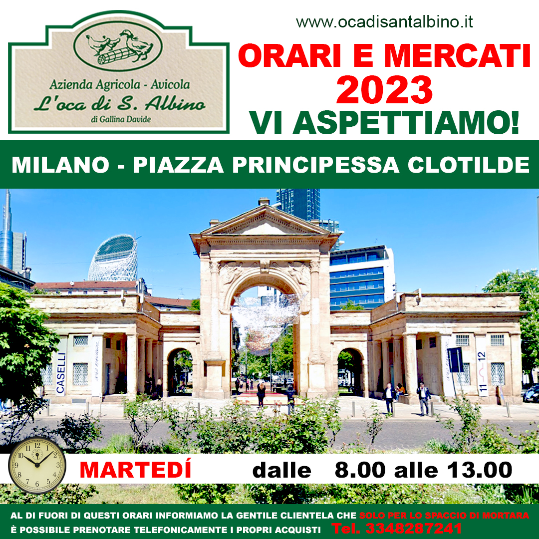 MERCATO PRINCIPESSA CLOTILDE MILANO